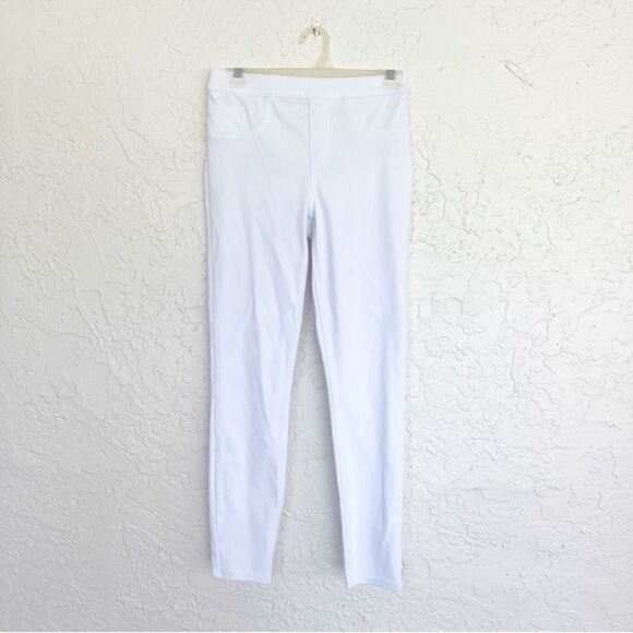 Spanx White Stretch Jeans Jean-ish Ankle Skinny Legging 20018 Size Small - Picture 3 of 7